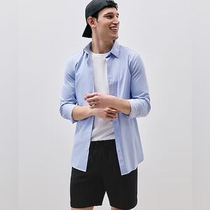 Express Light Blue Slim Shirt